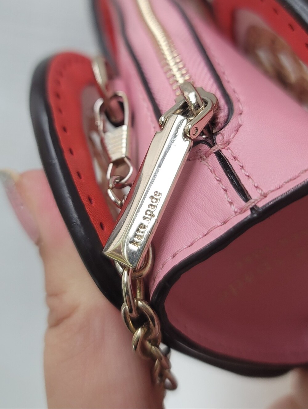 Kate Spade Wing It Wicker Butterfly Coin Pouch On A Chain - Picture 5 of 11